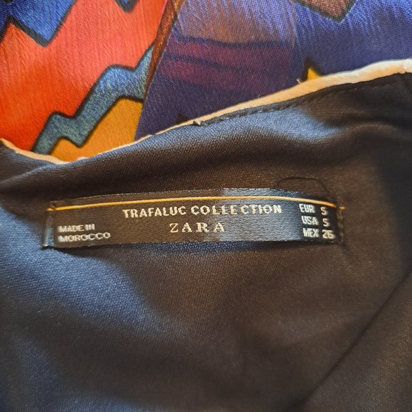 Zara Trafaluc Collection Cutout Sleeveless Moroccan Mini Dress Size Small - Picture 7 of 9